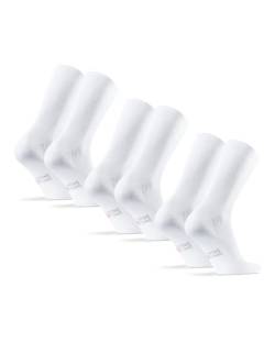 DANISH ENDURANCE Bamboo Soft Top Socks 35-38 White 3-pack von DANISH ENDURANCE