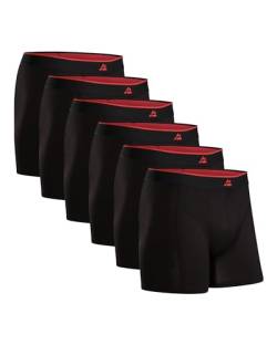 DANISH ENDURANCE Bamboo Trunk 6 Pack M Black 6-Pack von DANISH ENDURANCE