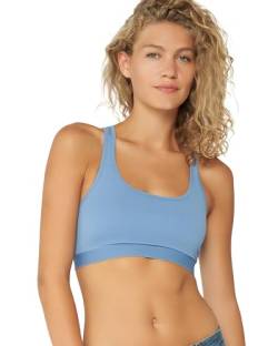 DANISH ENDURANCE Damen Bralette BH aus Bio-Baumwolle 1 Pack (Blau, Small) von DANISH ENDURANCE