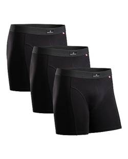 DANISH ENDURANCE Herren Boxershorts, Schwarz - 3 Pack, Gr.- 3XL von DANISH ENDURANCE