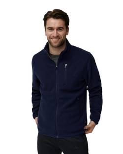 DANISH ENDURANCE Herren Micro Fleece Jacke 1 Pack Marineblau XL von DANISH ENDURANCE