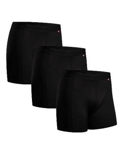 DANISH ENDURANCE Herren Sport Boxershorts 3 Pack (Schwarz, X-Large) von DANISH ENDURANCE