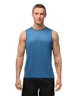 DANISH ENDURANCE Men's Classic Recycled Polyester Tank Top, 1 Pack (Blau, L) von DANISH ENDURANCE