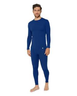 DANISH ENDURANCE Men's Merino Baselayer Set (LS Shirt + Tights) XXXL Navy Blue 1-Pack von DANISH ENDURANCE