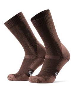 DANISH ENDURANCE Merino Wandersocken, für Herren & Damen, Braun, 39-42 von DANISH ENDURANCE