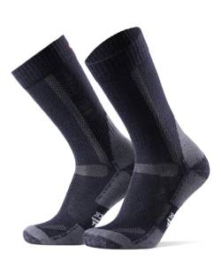 DANISH ENDURANCE Merino Wandersocken, für Herren & Damen, Marineblau, 43-47 von DANISH ENDURANCE