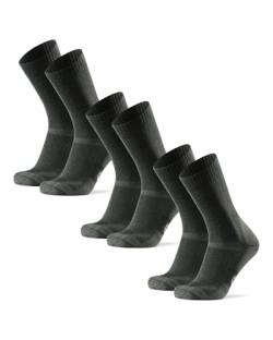 DANISH ENDURANCE Merinowolle Wandersocken für Herren, Damen & Kinder, Trekkingsocken, Atmungsaktiv, Gepolstert, Antiblasen Polsterung, Merino Funktionssocken, 3 Paare, Grün, EU 39-42 von DANISH ENDURANCE