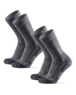 DANISH ENDURANCE Premium Wandersocken aus Merinowolle für Damen & Herren, 2 Paar, Professionelle Trekking-Socken, Langlebig, Atmungsaktiv, Warm, Weich & Hoher Komfort von DANISH ENDURANCE