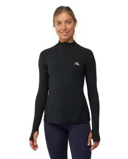 DANISH ENDURANCE Sport-Shirt, Stretch, Langarm, für Damen S Schwarz von DANISH ENDURANCE