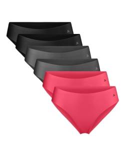 DANISH ENDURANCE Sports Bikini 6 Pack L Multicolor (2X Black, 2X Grey, 2X Pink) 6-Pack von DANISH ENDURANCE