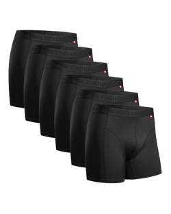 DANISH ENDURANCE Sports Trunks 6 Pack 3XL Black 6-Pack von DANISH ENDURANCE