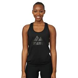 DANISH ENDURANCE Women's Fitness Tank Top (Schwarz/Schwarzes Logo Groß, Large) von DANISH ENDURANCE