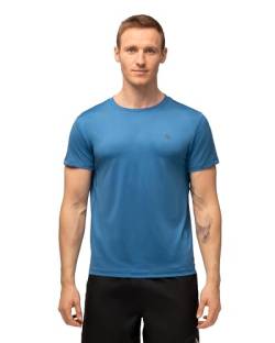 Herren Classic T-Shirt aus recyceltem Polyester (Blau, X-Large) von DANISH ENDURANCE