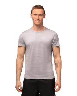 Herren Classic T-Shirt aus recyceltem Polyester (Grau Melange, Small) von DANISH ENDURANCE