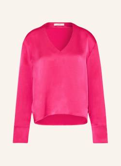 dante6 Blusenshirt Bodil Aus Satin pink von DANTE6