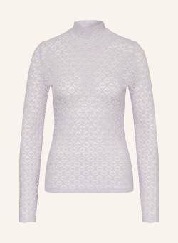 dante6 Longsleeve Como Aus Lochspitze lila von DANTE6