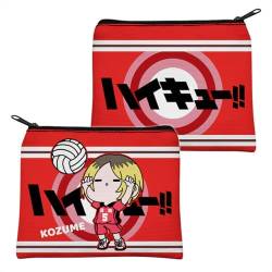 DAOWIN Haikyuu Brieftasche Anime Charakter Mode Polyester Karteninhaber Anime Peripherie Kurze Geldbörse (D) von DAOWIN