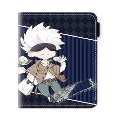DAOWIN Jujutsu Kaisen Brieftasche Anime Charakter Satoru Gojo Mode Polyester Karteninhaber Anime Peripherie Kurze Geldbörse (B) von DAOWIN