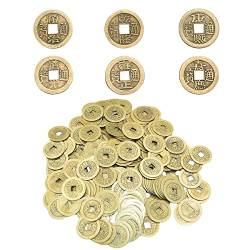 50 Stück Glücksmünzen I-Ching-Münzen für Gesundheit und Wohlstand Chinesische Feng-Shui-Münzen, 2 cm von DAQIEPIN