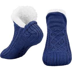 DARENYI Kuschelsocken Kinder Wintersocken Wintersocken Flauschige Socken Slipper Kuschelsocken Hausschuhsocken Damen Winter Warm Antirutsch Kuschelsocken Damen 35-39 von DARENYI