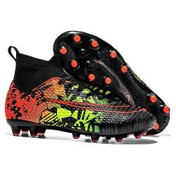 DASHANGYAN Fußballschuhe Herren Fußballschuhe für Jungen Jugend Fußball Schuhe Fußball Stiefel Atmungsaktive Rasen High Top Spikes Fußball Außenschuhe Professionelle sportliche Kicks von DASHANGYAN