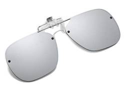 DAUCO Aufstecker Sonnenbrille für Brillenträger Überzieh-Sonnenbrille mit Brillen-Etui für Herren und Damen Sonnenbrillen-Clip von DAUCO
