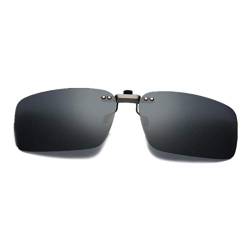 DAUCO Aufstecker Sonnenbrille für Brillenträger mit Brillen-Etui für Herren und Damen Sonnenbrillen-Clip von DAUCO
