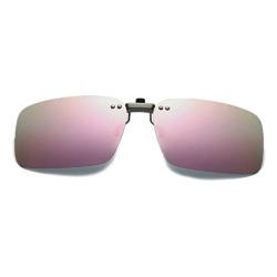 DAUCO Aufstecker Sonnenbrille für Brillenträger mit Brillen-Etui für Herren und Damen Sonnenbrillen-Clip von DAUCO