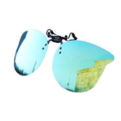 DAUCO Sonnenbrille Aufsatz Clip Brille Polarisierte Sonnenbrille mit Clip Blendschutz Flip up Sonnenbrille gegen Licht für Frauen und Männer von DAUCO