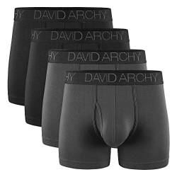 DAVID ARCHY Herren Boxershorts/Unterwäsche, Weich, Hautfreundlich und Luftdurchlässig, aus Bambusfaser von DAVID ARCHY