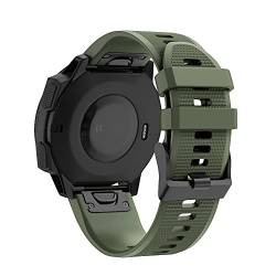 DAVNO 22 mm 26 mm Silikon-Schnellverschluss-Uhrenarmband für Garmin Fenix 6X 6 6S Pro Smartwatch Easyfit Armband Fenix 5X 5 5S, 26mm Fenix 6X Pro, Achat von DAVNO