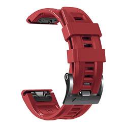 DAVNO 22 x 26 mm Schnellverschluss-Armband aus Silikon für Garmin Fenix 7, 7X, 6, 6X, Pro, 5, 5X, Plus, 3, 3HR, offizielle Schraubschnalle, Smart-Armbänder, 26mm Width, Achat von DAVNO