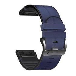 DAVNO Silikon-Lederband für Garmin Fenix 5 5X Plus 6 6X Pro 7 7X 3 3HR 945 Smartwatch-Armband Quick Fit 26 22 mm Armbänder, 22mm Width, Achat von DAVNO