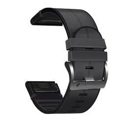 DAVNO Silikon-Lederband für Garmin Fenix 5 5X Plus 6 6X Pro 7 7X 3 3HR 945 Smartwatch-Armband Quick Fit 26 22 mm Armbänder, 26 mm, Achat von DAVNO