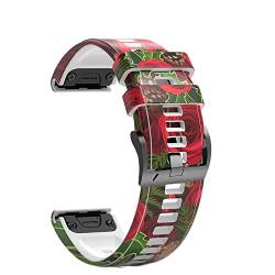 DAVNO Uhrenarmband für Garmin Fenix 7 7X 6 6X Pro 5X 5 Plus 3 HR MK2 Easyfit Smartwatch-Armband Correa 26, 22 mm, Silikon Schnellverschluss-Armband, 22mm Fenix 5 5Plus, Achat von DAVNO