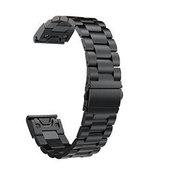 DAVNO Uhrenarmband für Garmin Fenix 7S 7X 7 6S 6 6X Pro 5S 5 5X Plus 3HR Smartwatch, 20, 22, 26 mm, Edelstahlband, schnell und einfach anzubringen, 22mm For Fenix 6 6Pro, Achat von DAVNO