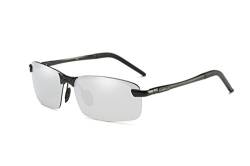 DAWILS Herren Polarisiert Sonnenbrille UV400 Gläser Rechteckige Brillen von DAWILS