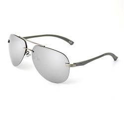 DAWILS Unisex Polarisierte Sonnenbrille Herren und Damen UV400 Schutz Verspiegelt Pilotenbrille von DAWILS