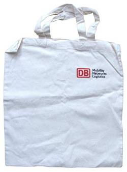 DB Deutsche Bahn - Mobility Networks Logistics Stoffbeutel - Einkaufsbeutel - 40 x 36 cm von DB