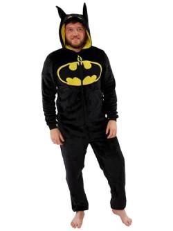 Batman Onesie | DC Schlafoveralls für Herren | One Piece Kostüm | L von DC Comics