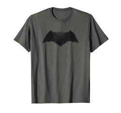 Batman v Superman Beveled Bat Logo Gray T Shirt T-Shirt von DC Comics