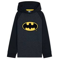 DC Comics Batman Kapuzenpullover Jungen Kinder Hoodie (Schwarz, 3-4 Jahre) von DC Comics