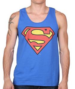 DC Comics Herren Superman Classic Logo Tank Top, Königlich (Royal), XX-Large von DC Comics