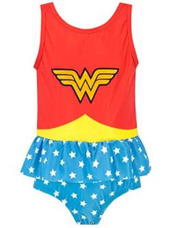 DC Comics Mädchen Wonder Woman Badeanzug Mehrfarbig 128 von DC Comics
