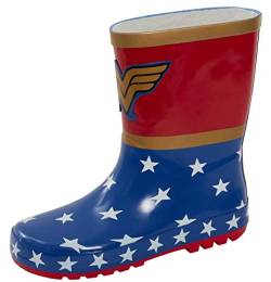 DC Comics Wonder Woman Gummistiefel für Kinder, Damen, Gummistiefel, Regen, Schneeschuhe, rot, 36 EU von DC Comics