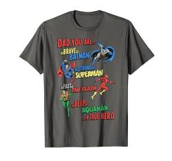 Justice League Dad Hero Vater Papa T-Shirt von DC Comics