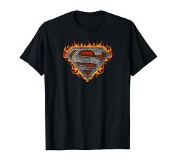 Superman Iron Fire Shield T Shirt T-Shirt von DC Comics