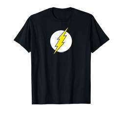 The Flash Retro Logo Black T Shirt T-Shirt von DC Comics