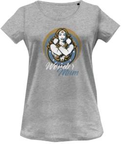 dc comics Damen Wowoots118 T-Shirt, grau meliert, Large von DC Comics