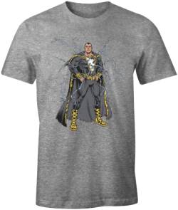 dc comics Herren Mebladots004 T-Shirt, grau meliert, XXL von DC Comics